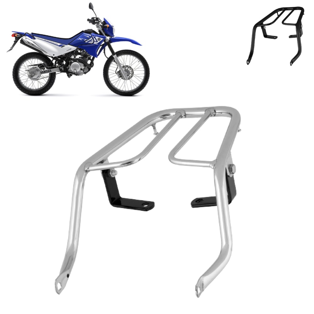 Bagageiro Tipo Churrasqueira Moto Pro Tork XTZ 125 Yamaha 2003 a 2014 em Oferta na Shopee
