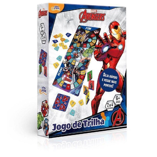 Jogo De Trilha Vingadores - Toyster 8040