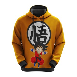 Blusa De Frio Moletom Laranja Dragon Ball Sublimado Pronta Entrega