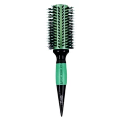 Escova De Cabelo Profissional Thermal Metallic Modelo Brilho Verde 64mm