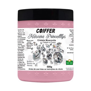 Máscara Princelllys Cristais Coiffer 500g Banho De Verniz