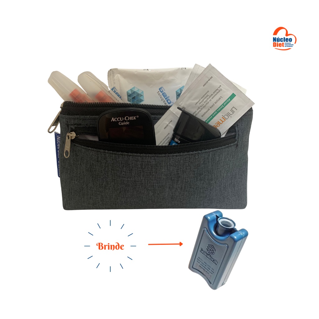 Bolsa Térmica Carteira P/ Insulinas E Insumos – BagMed em Oferta na Shopee