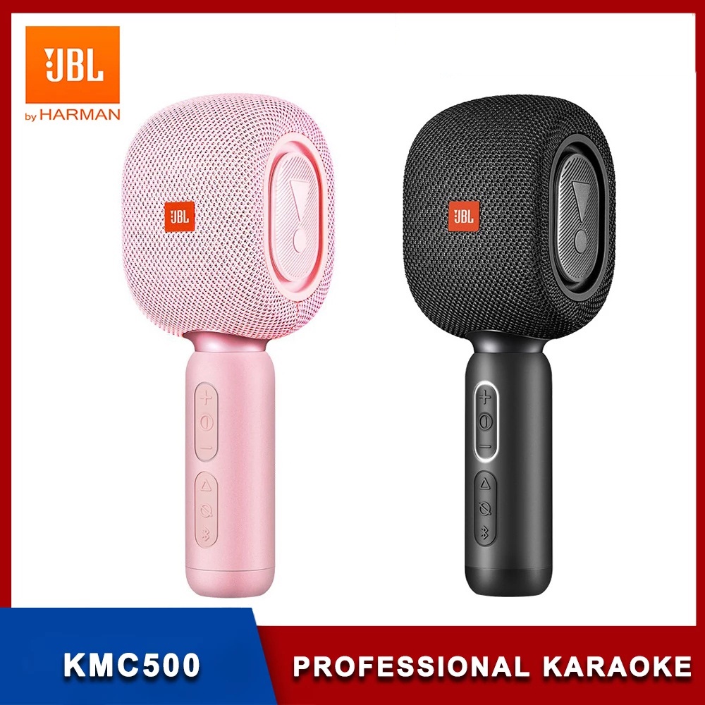 JBL KMC 500 Microfone De Karaoke Profissional Alto-Falante Portátil Bluetooth Sem Fio Para Telefone Dinâmico