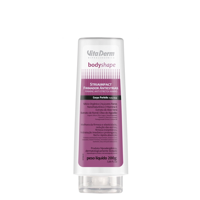 Striaimpact Antiestrias Vita Derm Body Shape  - Anti estrias, hidratante e uniformiza