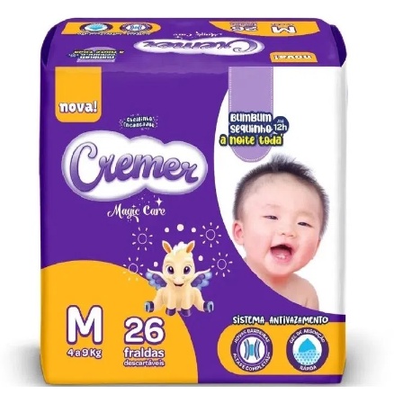 Fralda Cremer M - 26 Unidades: Onde Comprar | BuscaProdutos