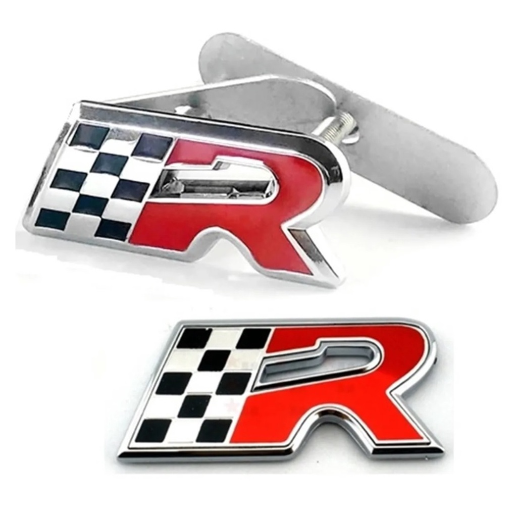 Emblema Racing para Hyundai Hb20 Creta Tucson Veloster I30 IX35 Sonata Santa Fé Veracruz Elantra