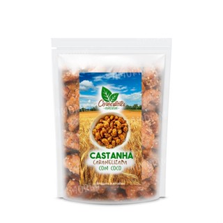 Castanha De Caju Caramelizada Com Coco 1 Kg - Cerealista Amorim