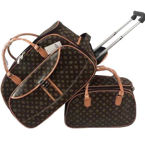 Kit Mala Viagem + Bolsa Viagem De Mão Grande com Cadeado