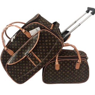 Kit Mala Viagem + Bolsa Viagem De Mão Grande com Cadeado