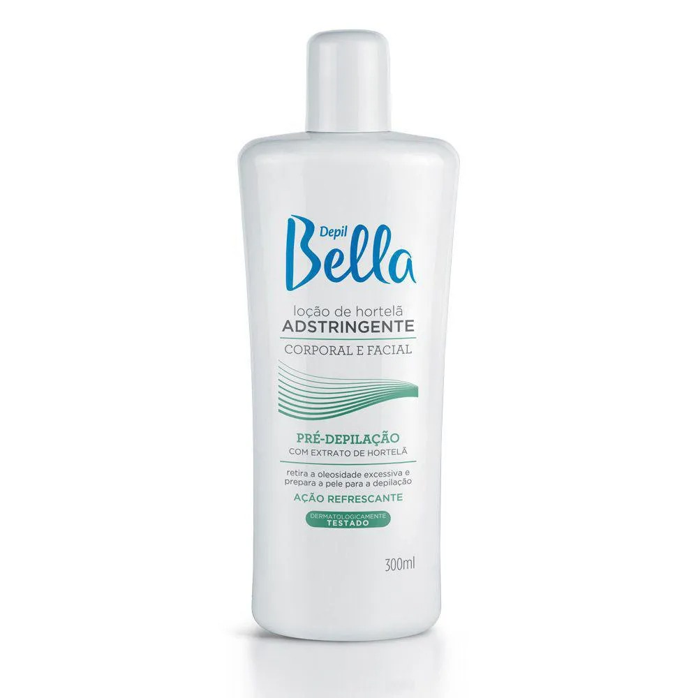 Loção Pré Depilatória Adstringente Depil Bella Hortelã 300ml