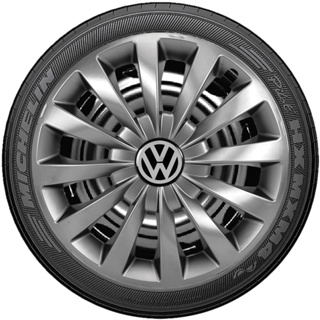 Jogo 4 Calotas Esportivas Aro 13 Grafite Compatível com Gol G2 G3 G4 G5 G6 G7 G8 G9 em Oferta na Shopee