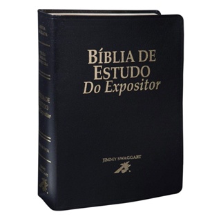 Bíblia De Estudo do Expositor | Letra Normal | NVTE | Capa Preta em Oferta na Shopee