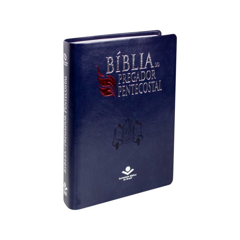 Bíblia do Pregador Pentecostal | NAA | Índice | Azul Nobre | c/ Índice em Oferta na Shopee