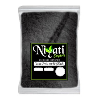 Cacau Alcalino em Pó Black (preto) Qualidade Premium 1Kg ou 500g