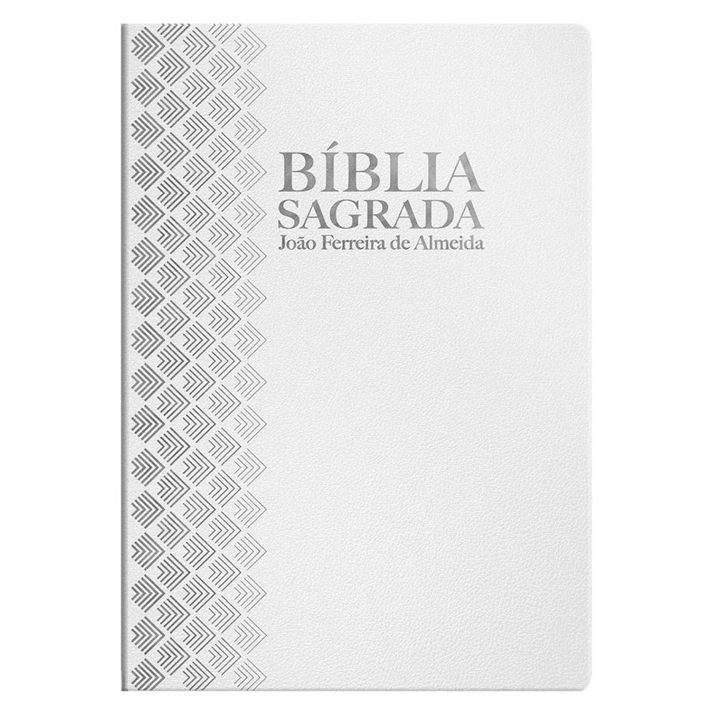 Bíblia Sagrada ARC João Ferreira de Almeida | Capa Luxo Branca em Oferta na Shopee
