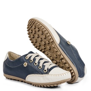 Tênis Feminino Mocassim Casual Couro Legítimo Promoção
