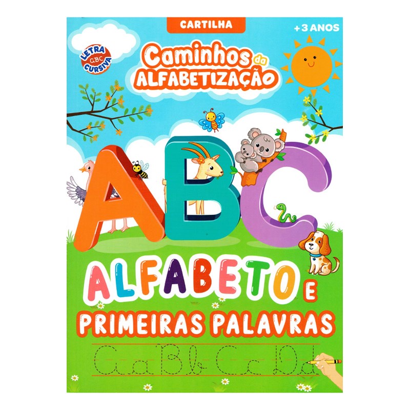 Cartilha Alfabeto e Primeiras Palavras | Caminhos da Alfabetização em Oferta na Shopee
