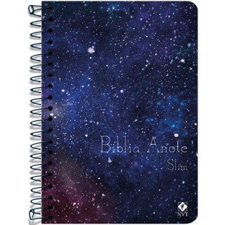 Bíblia Anote Slim Estrelar | NVT | Capa Dura Espiral