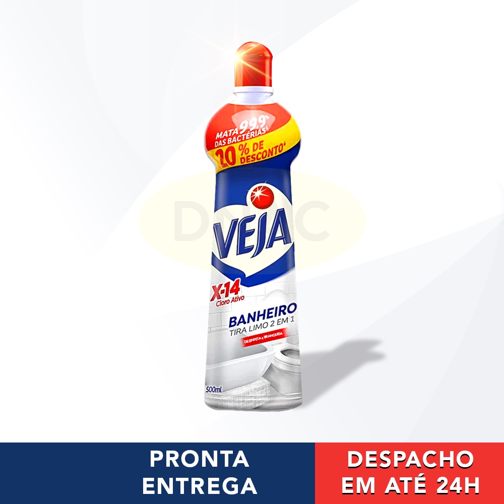Limpador Multiuso Veja X14 Tira Limo Para Banheiro 500ml