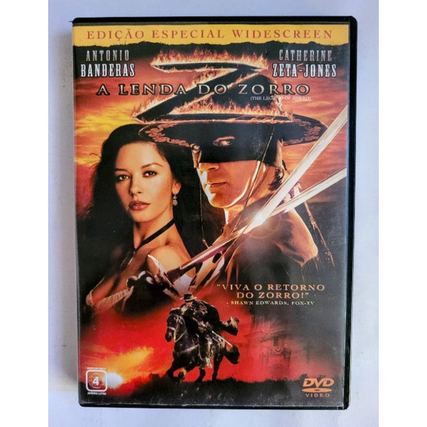 DVD A LENDA DO ZORRO ORIGINAL RARO