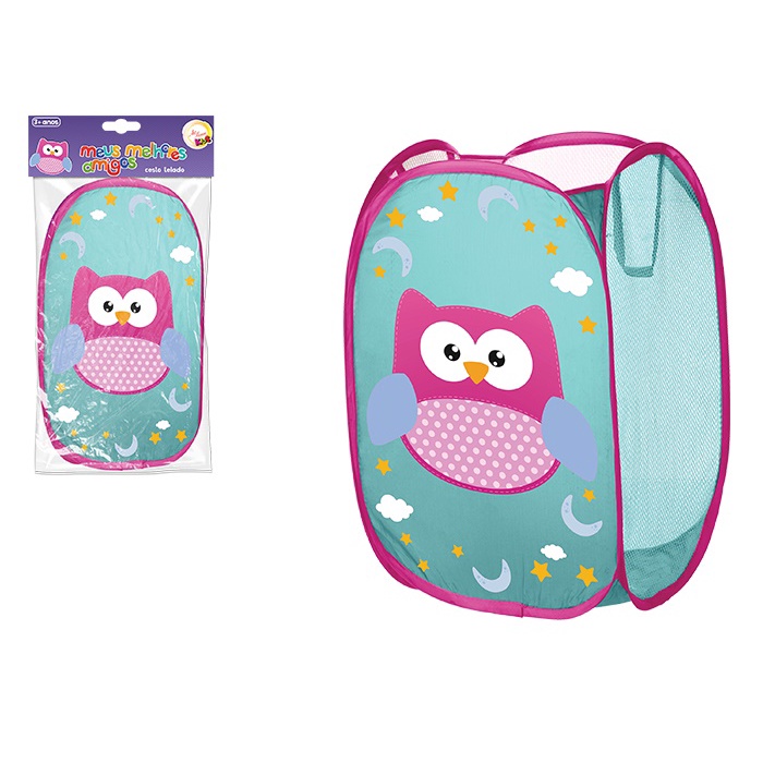 Cesto Organizador Bebe Infantil Dobrável Roupas Brinquedos em Oferta na Shopee