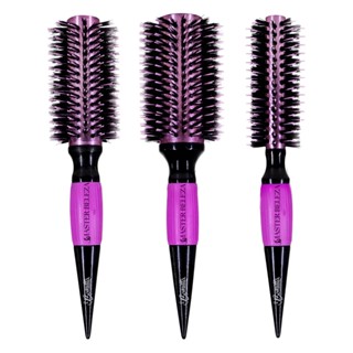 Kit 3 Escovas Profissionais Thermal Metallic Bonitta Rosa em Oferta na Shopee