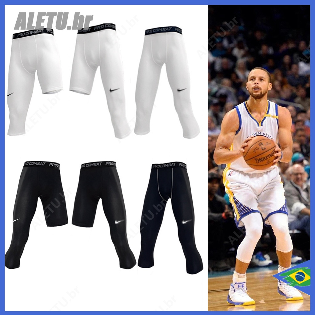 Novo 1Peças Compressão Legging Fitness Basquete Sleeve Joelho/Sweatpants Profissional