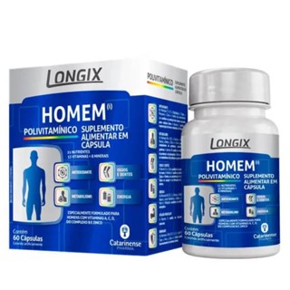 Multivitamínico Longix Homem com 60 Cápsulas