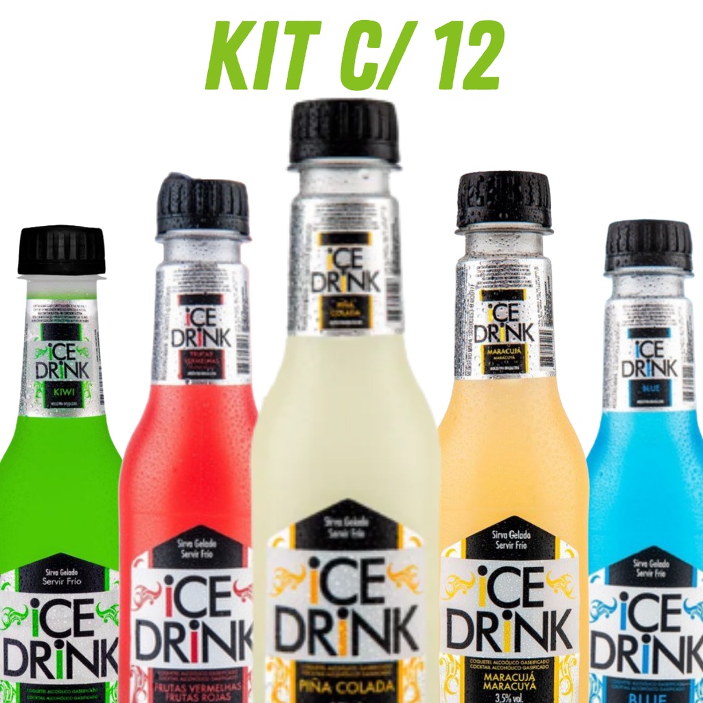 12x Bebida Ice Drink 275 Ml