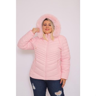 Jaqueta Microfibra Nylon Plus Size Forro Pelúciado