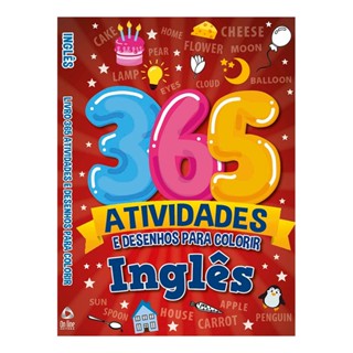 365 Atividades e Desenhos para Colorir | Inglês