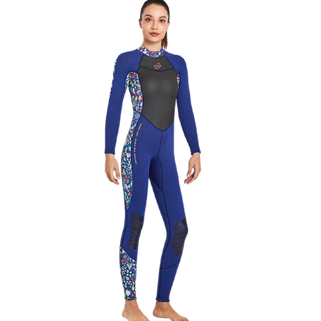 Long John Feminino Neoprene 3mm Mergulho Surf Natação Mar Proteção Roupa Mergulho Borracha
