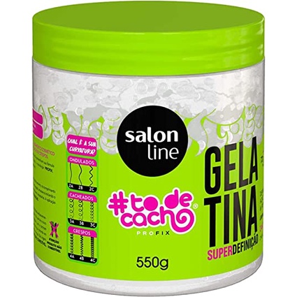 Gelatina #todecacho Não Sai da Minha Cabeça! Salon Line 550grGelatina