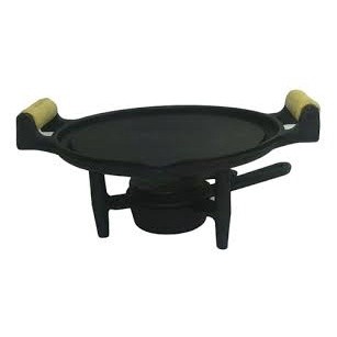 Fogareiro de ferro fundido para bifeteira de 24cm