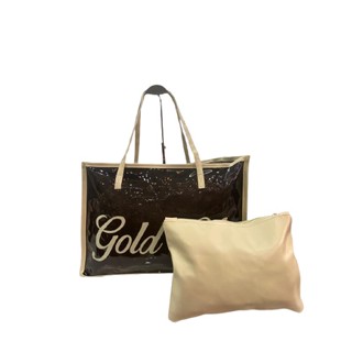 Bolsa Sacola de Praia Piscina Com Nécessaire F5142 Gold Ye
