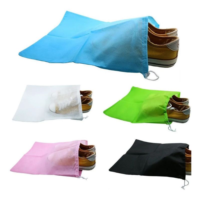 SACO ORGANIZADOR TNT PARA VIAGEM COM CORDINHA CORES SORTIDAS