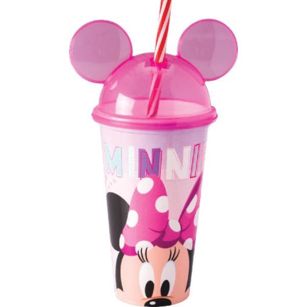 COPO 500 ML COM ORELHA MINNIE - CAIXA C/ 16 PEÇAS