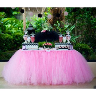 50 metros - Tecido Tule Delfim Cor Rosa BB para Decoração de Festas