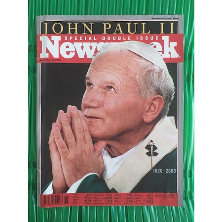 NEWSWEEK * 18/04/05 * PAPA JOÃO PAULO II