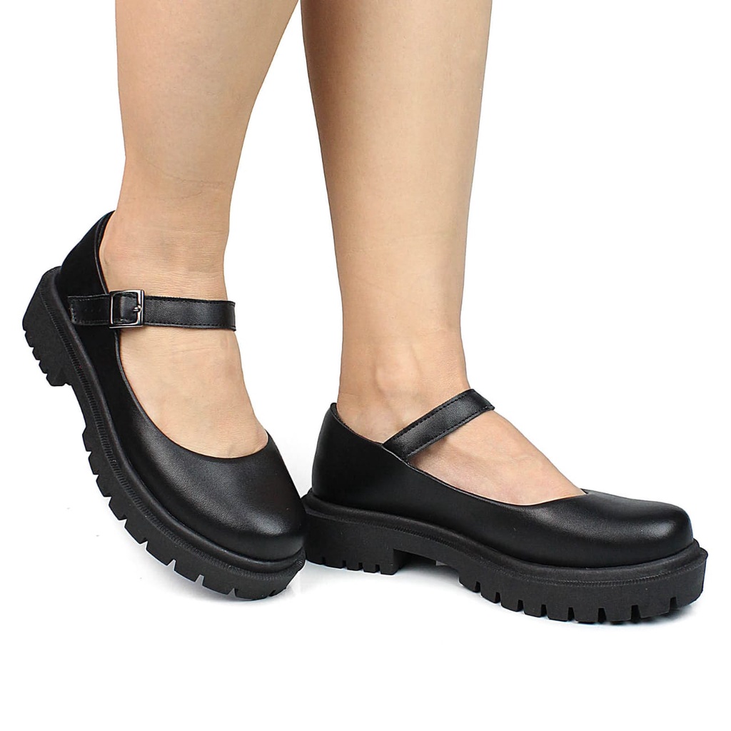 Sapatilha Boneca Tratorada Sapato Social Feminino Preto