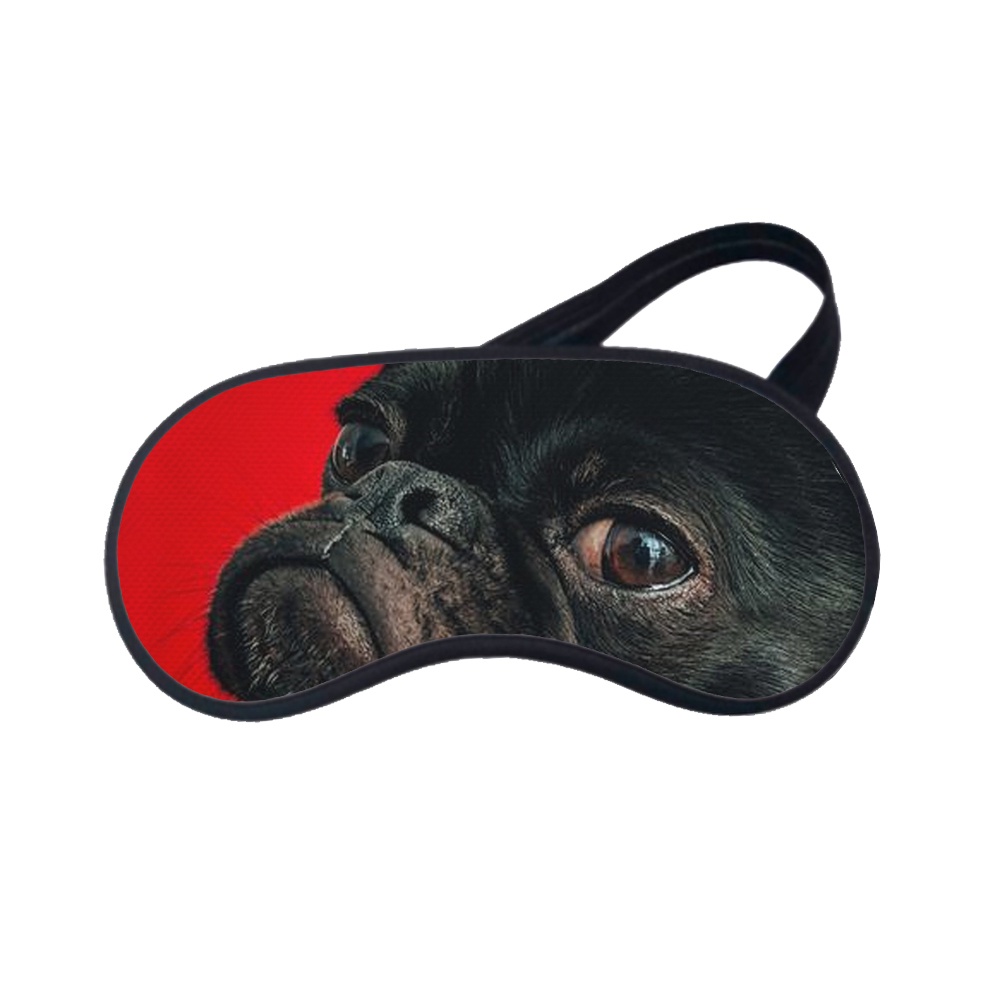 Mascara de Dormir Descanso Pug Olhos Pet Cachorro