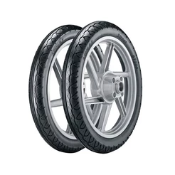 Par Pneu Vipal Biz 125 110 100 Pop 110i 100 Jet 50 C100 60/100-17 e 80/100-14 ST200 Uso Com Câmara