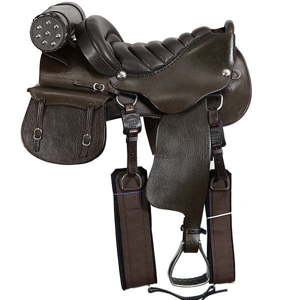 Sela Australiana ACB270 17 Polegadas c/ Alforje e Porta Whisk (Marrom)