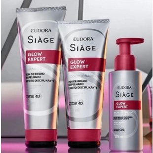 Glow Expert: com shampoo, condicionador e leave in Marca Eudora siage Original validasde 07/2026