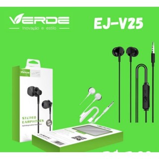 Fone de Ouvido Verde - EJ-V25