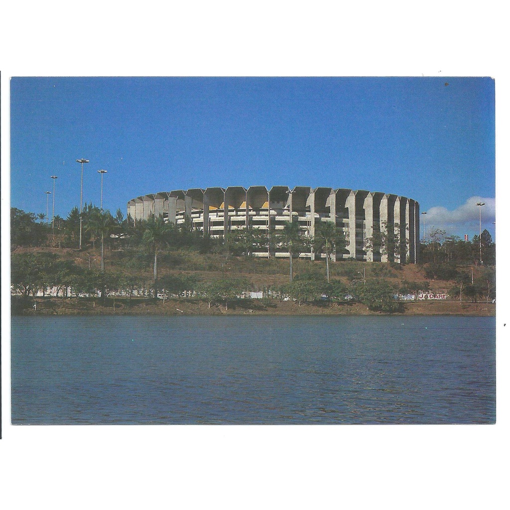 Cartão Postal Antigo Estádio Mineirinho - Belo Horizonte MG -a K76