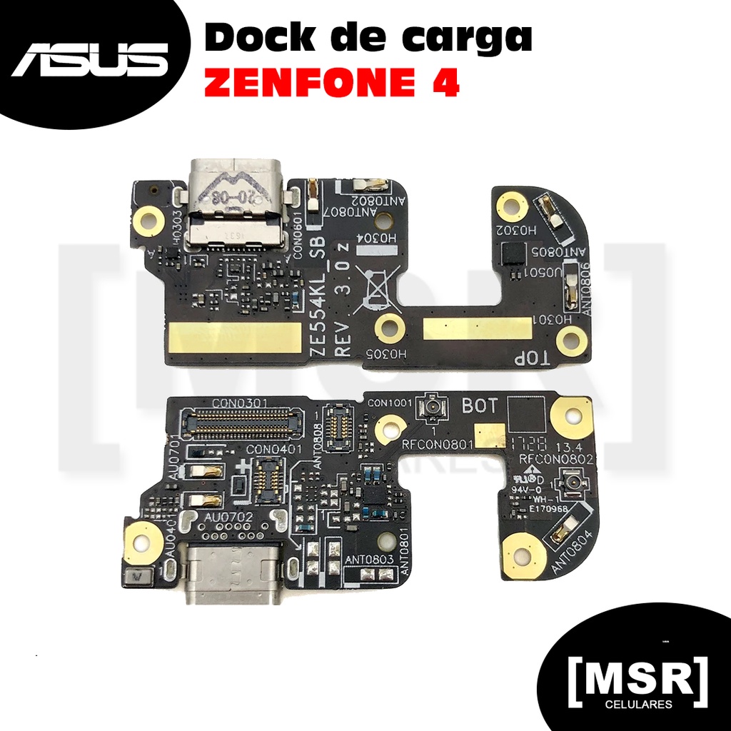 Placa dock de carga TURBO celular ASUS modelo ZENFONE 4