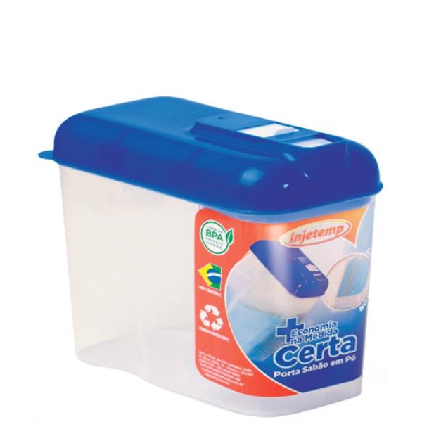 Porta Sabao Em Po C/ Dosador 1 Kg