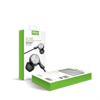 Fone de Ouvido Alta Resolução P2 3,5mm Sport Sound Verde EJ-V27