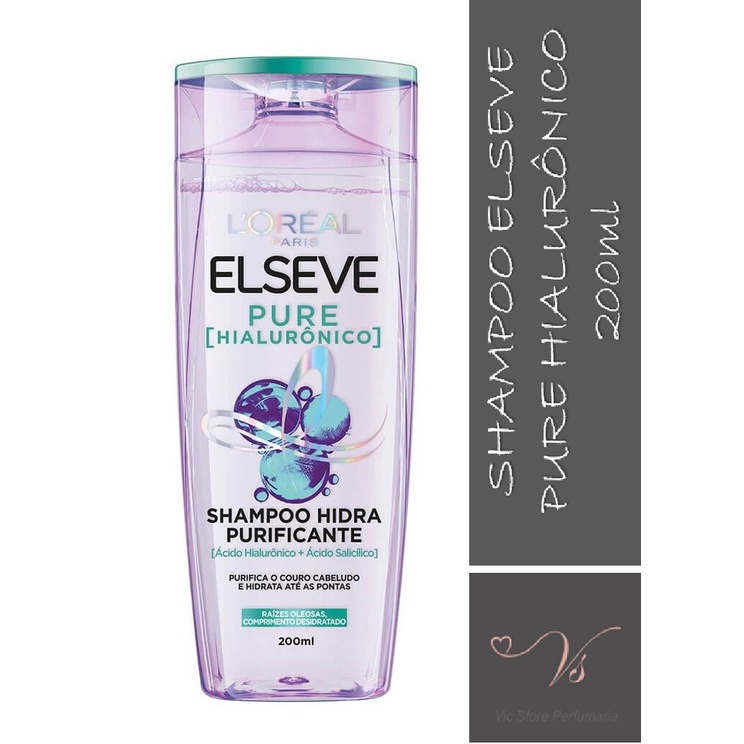 Shampoo Pure Hialurônico Elseve 200ml